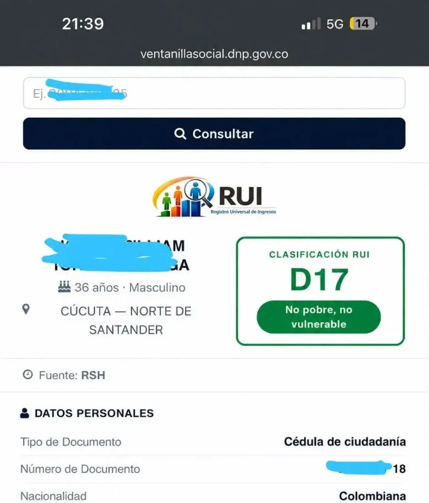 Ventanilla Social offcial portal